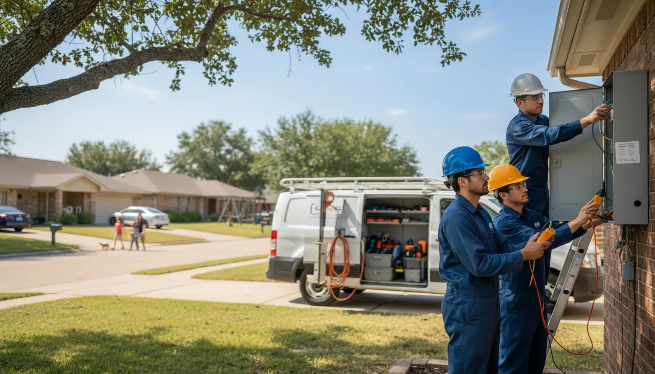 Certified electrician providing emergency electrical services in Ashippun, WI